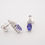Thumbnail: 14k Tanzanite & Diamond Stud Earrings