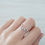 Thumbnail: 14k .40ctw Diamond "V" Ring