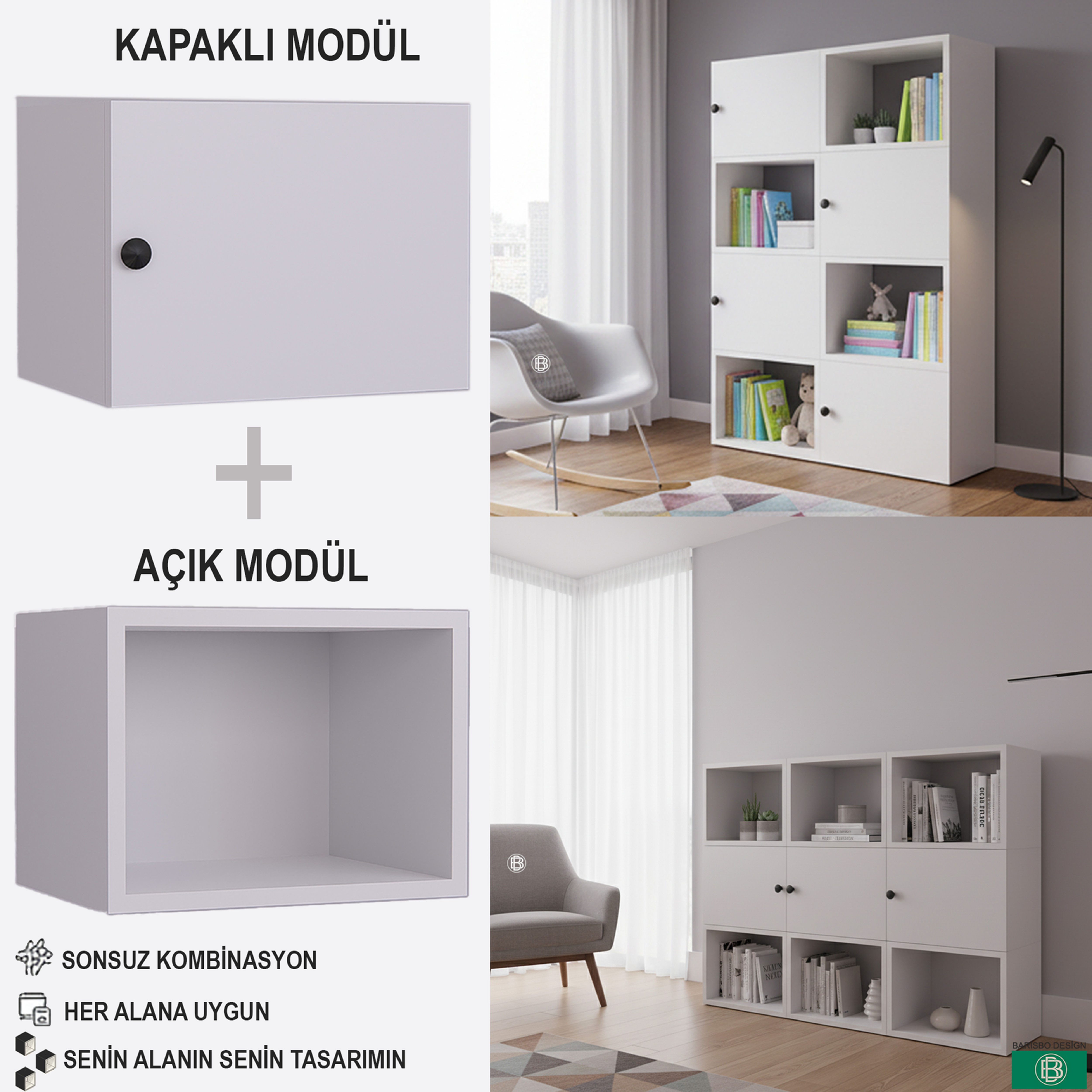 Modülflex Çok Amaçlı Raf