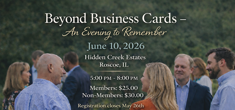 Beyond Business Cards - An Evening to Remember