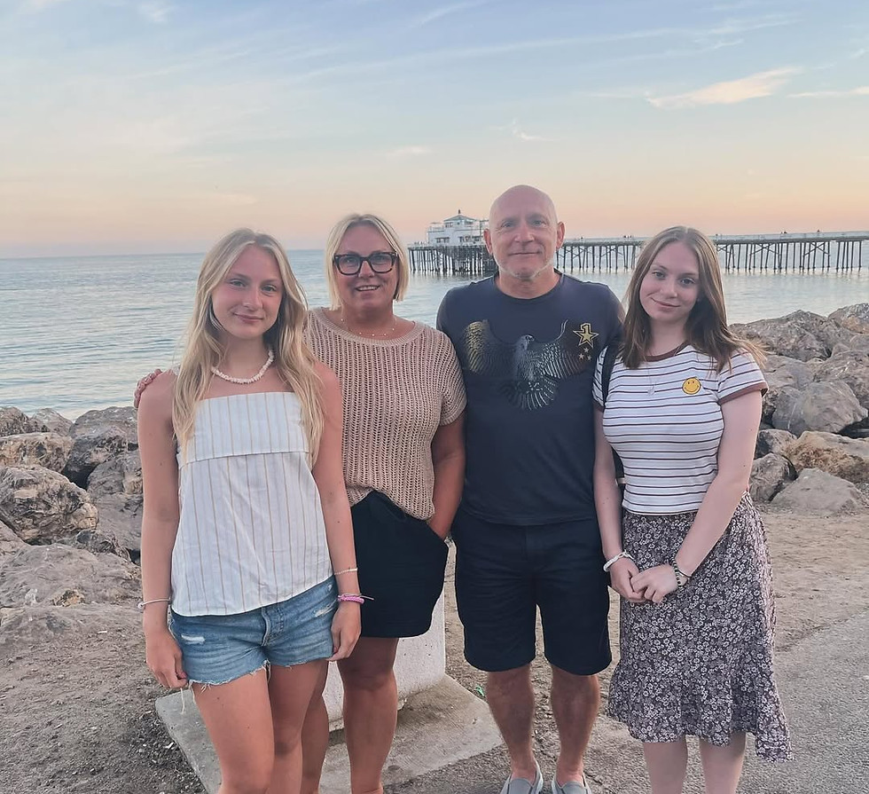 Sharon and her family