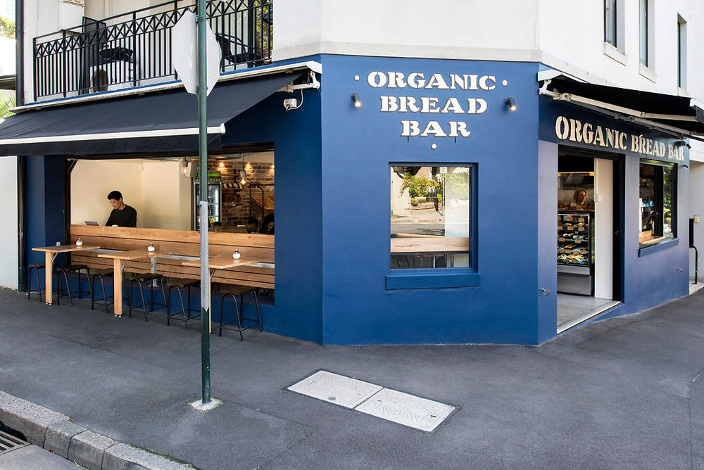 Exterior of Organic Bread Bar in Darlinghurst