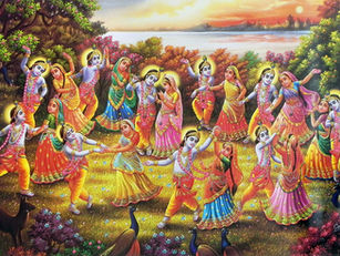RADHA KRISHNA E LE GOPI