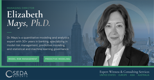 Dr. Elizabeth Mays Joins SEDA Experts as Managing Director, Bringing More Than 30 Years of Experience in Quantitative Modeling and Analytics