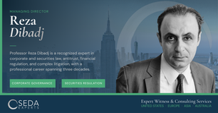 SEDA Expands Its Corporate and Securities Law, Antitrust, and Financial Regulation Expertise with the Addition of Professor Reza Dibadj