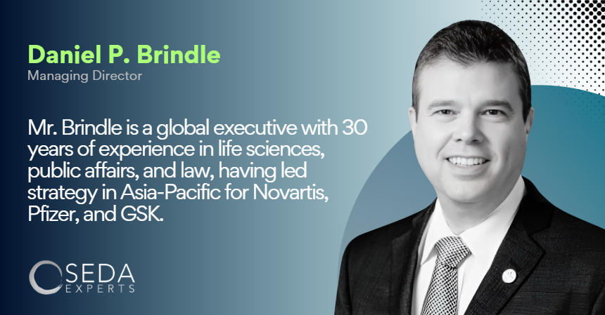 SEDA Experts Strengthens Corporate Governance and Global Commercial Strategy Expertise with Addition of Daniel P. Brindle