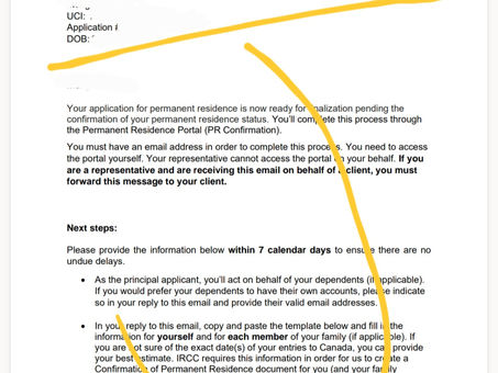 Congratulations For the PR confirmation 