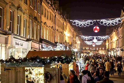 Nut and Leaf stall at the Bath Christmas Market