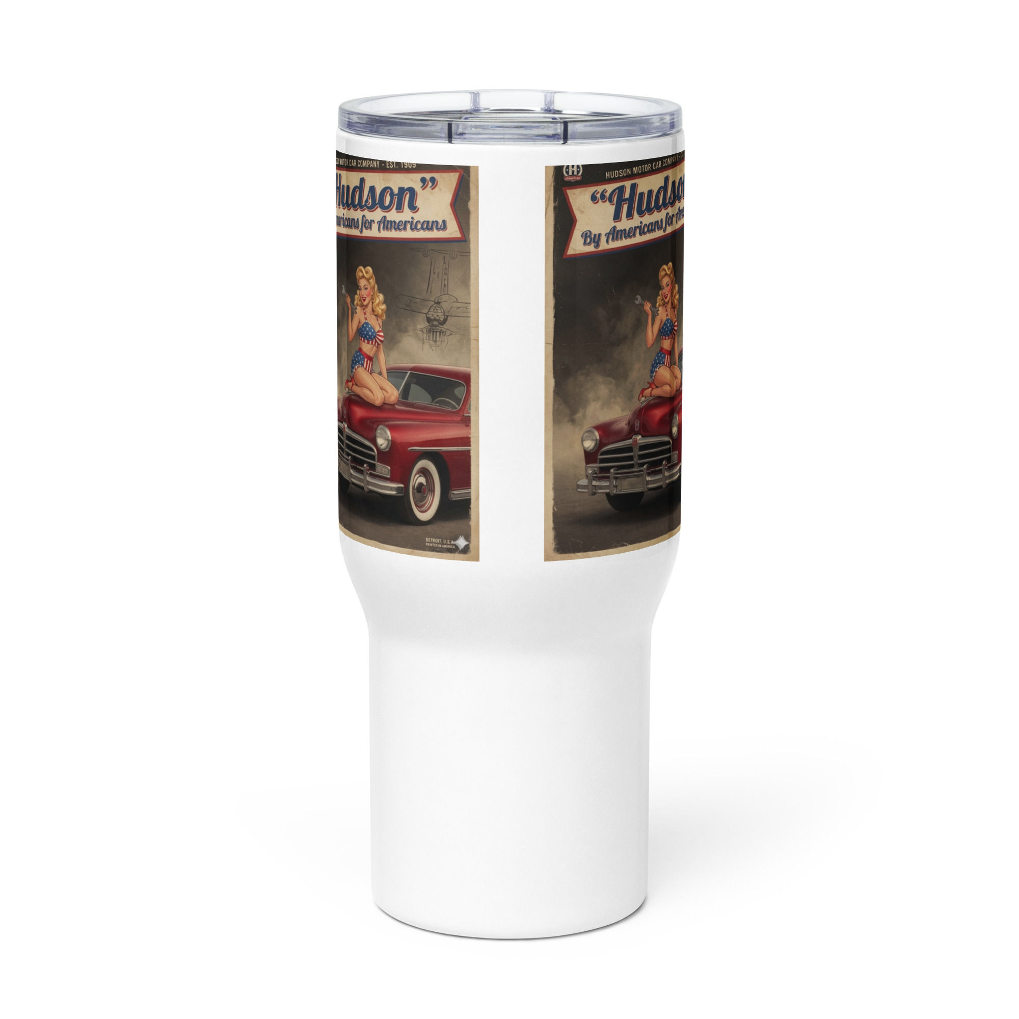 The Legend Reborn: Travel Mug and Hudson Pinup