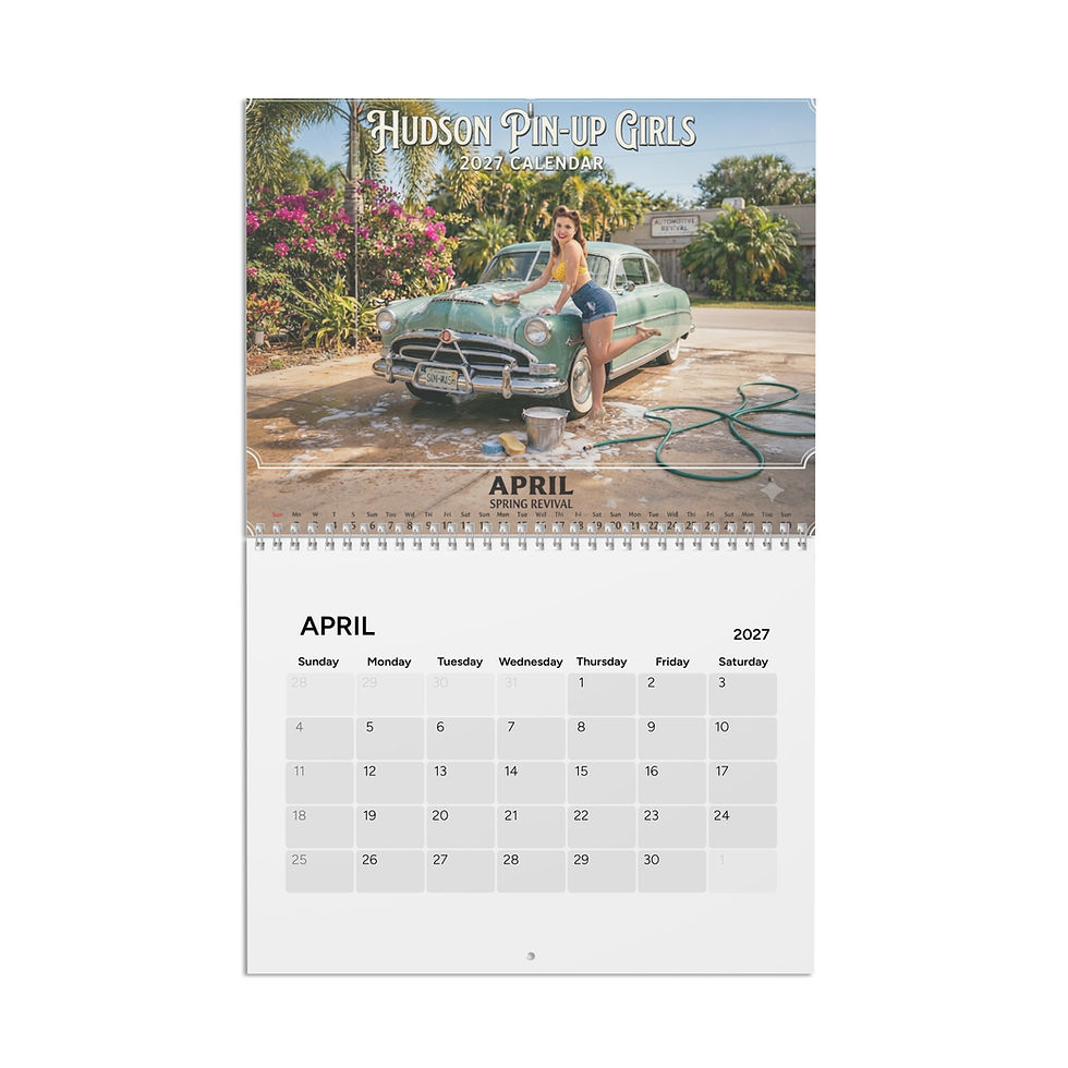 Thumbnail: Hudson Pin-Up Girls — Classic Automotive Calendar
