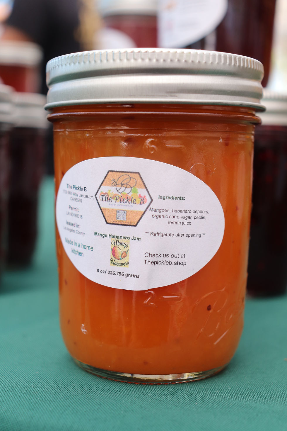 Mango Habenero Jam 8 oz.