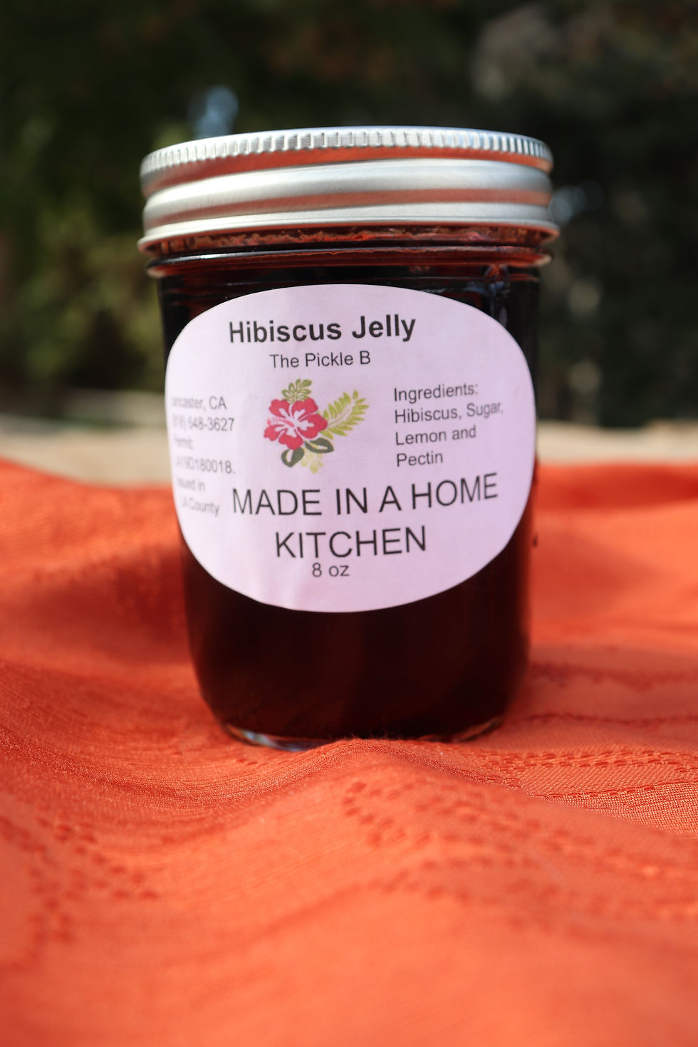 Hibiscus Jelly 8 oz.