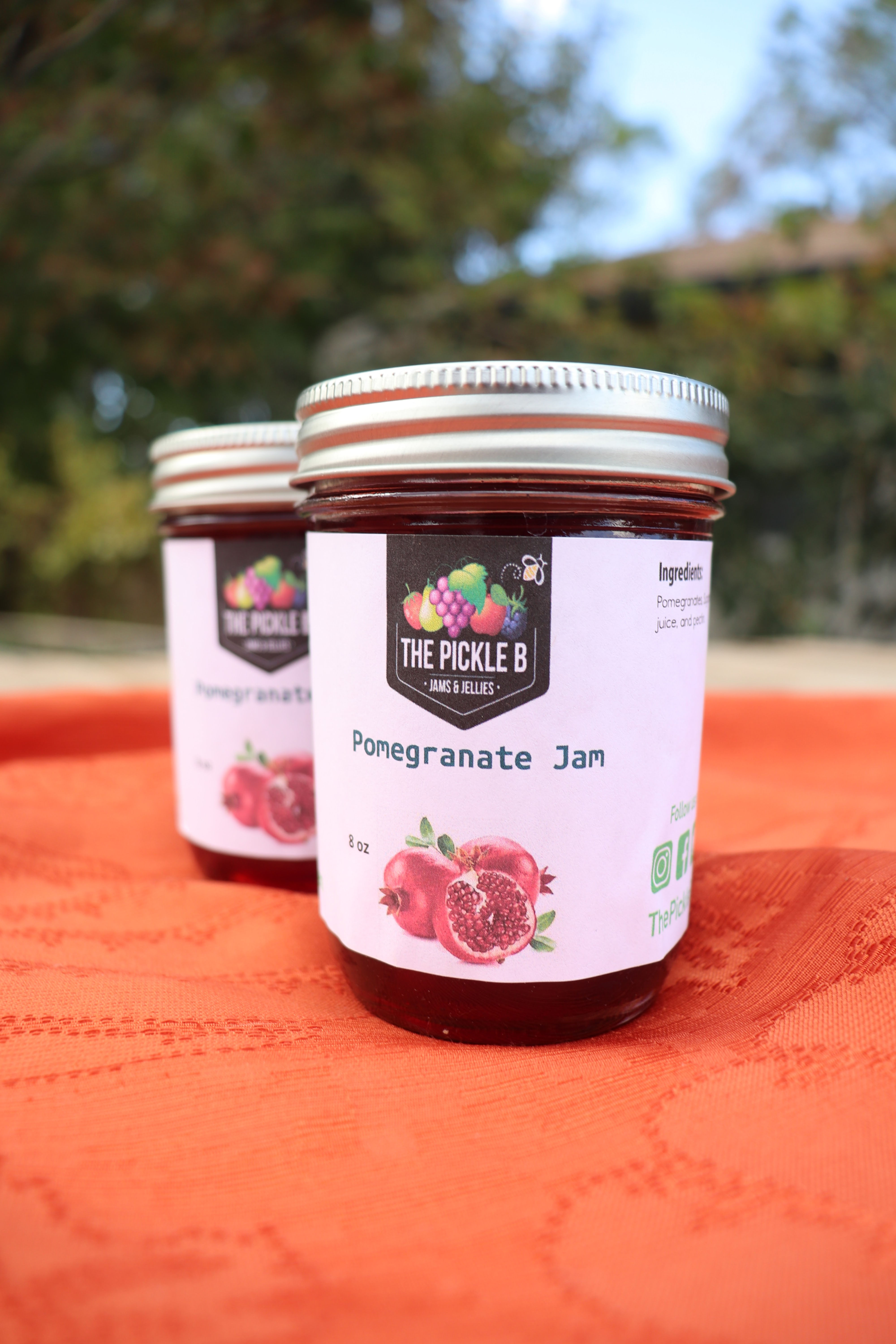 Pomegranate Jam 8 oz.