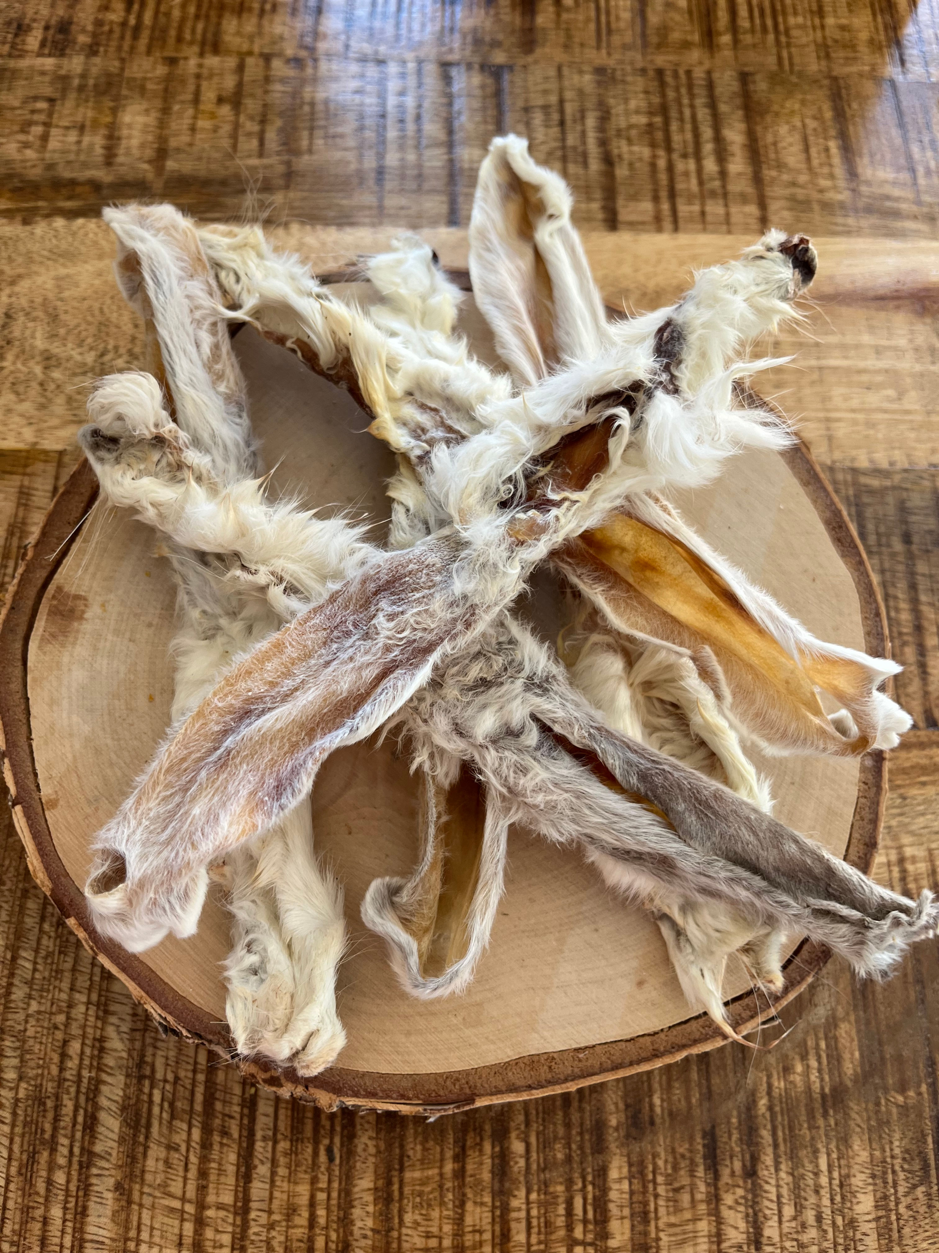 Oreilles de Lapins avec poils 200g