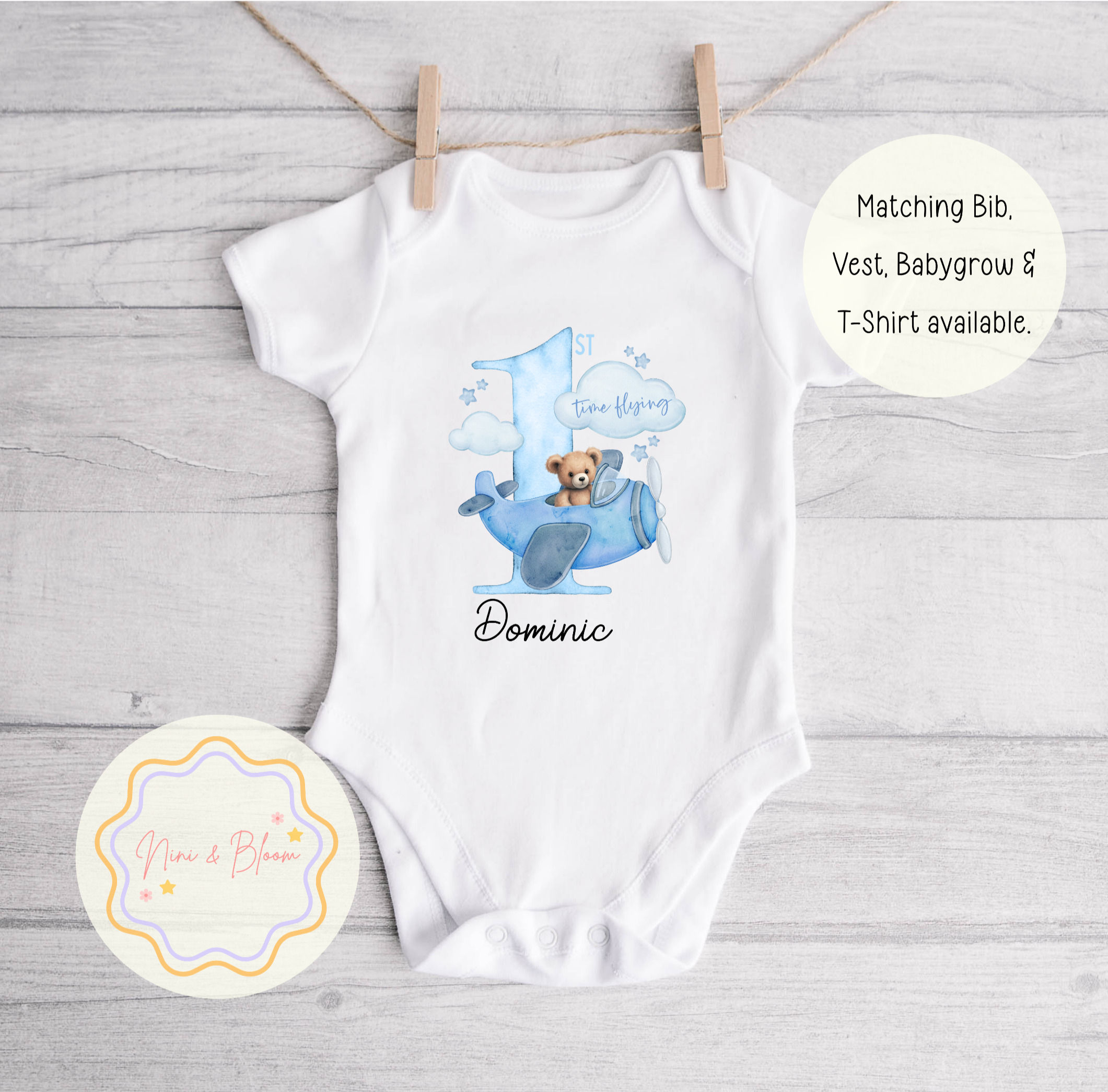 Personalised Blue Holiday Vest