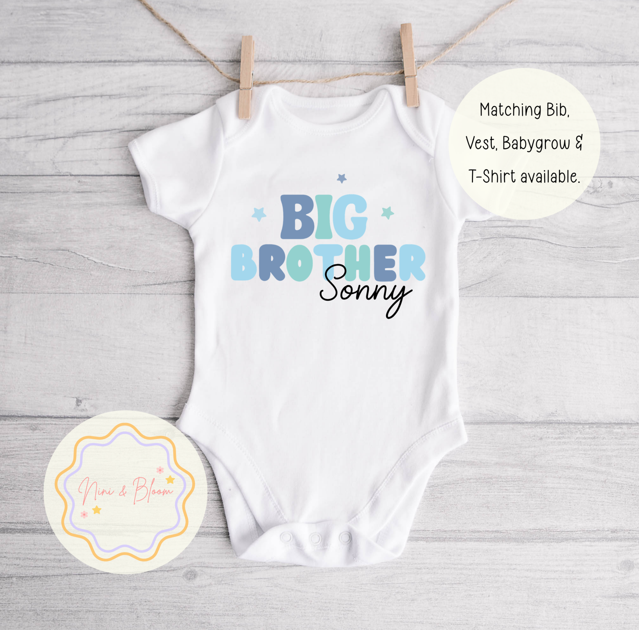 Personalised Big Brother Vest