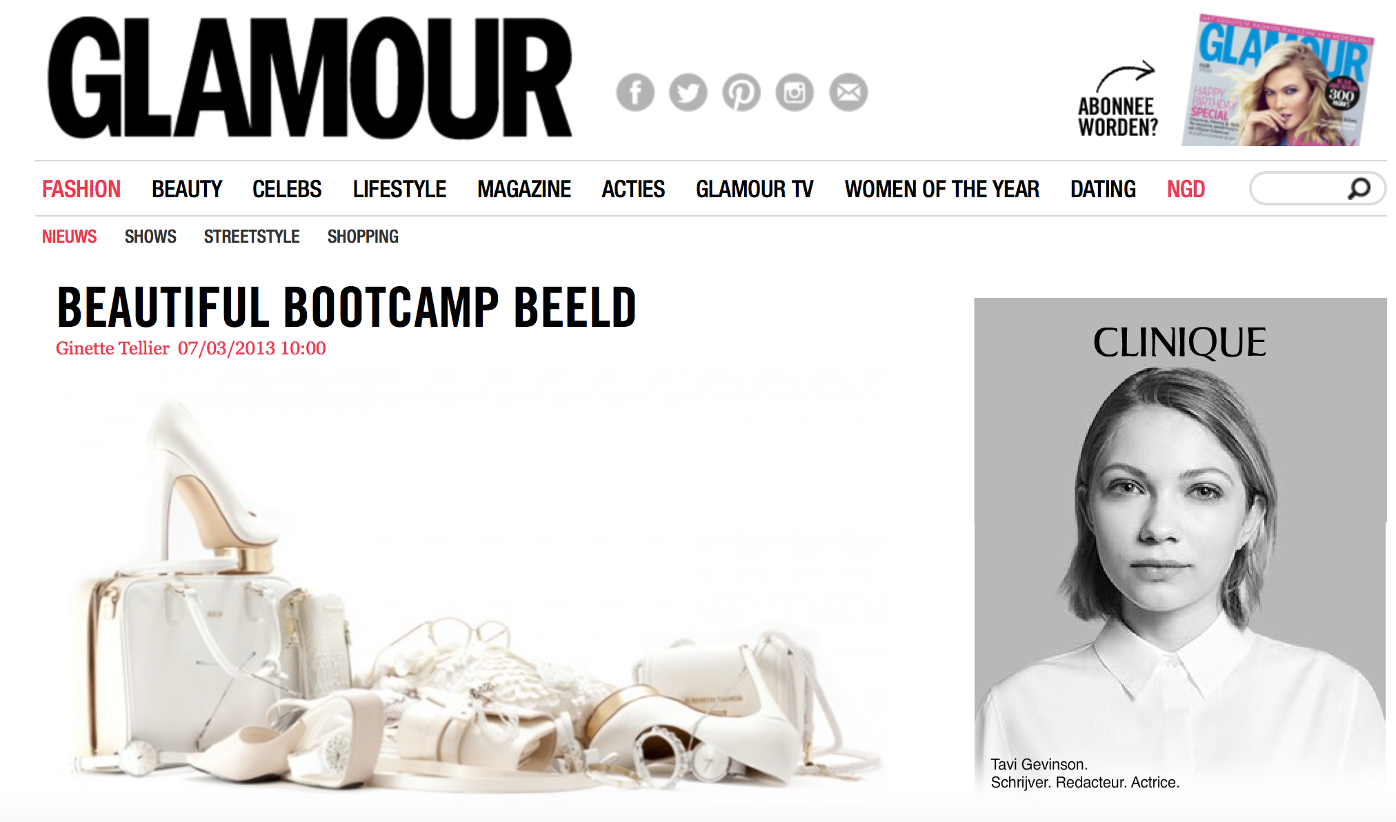 Loes Vrij on Glamour.nl