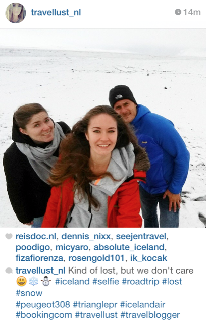 Booking.com Instagram post blogger p