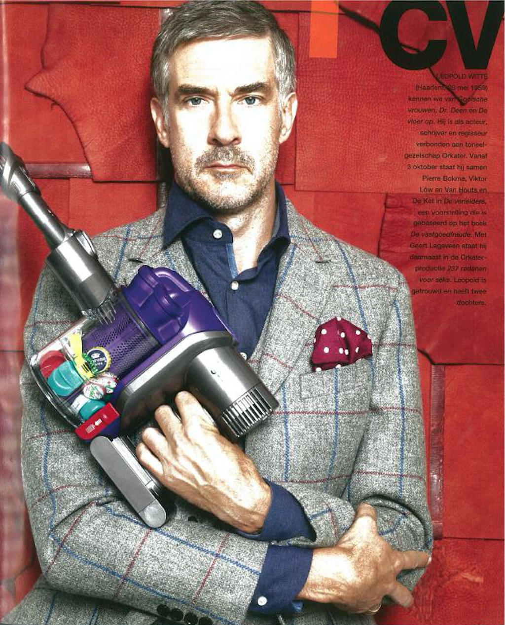 Dutch Actor Leopold Witte with Dyson