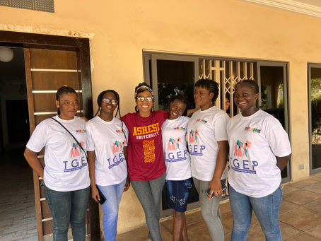 Day 8: Girls Education Initiative of Ghana (GEIG) Empowers Impact with Alt-Break Student from US