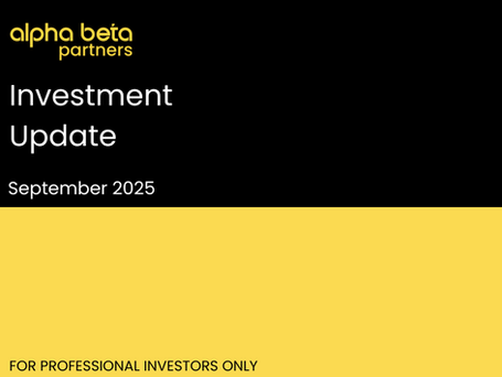 Investment Update September 2025