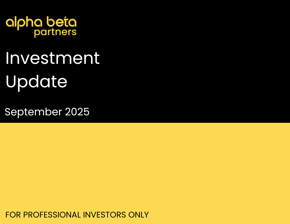 Investment Update September
