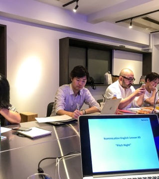 Learning how to pitch in English.【factoria主催】