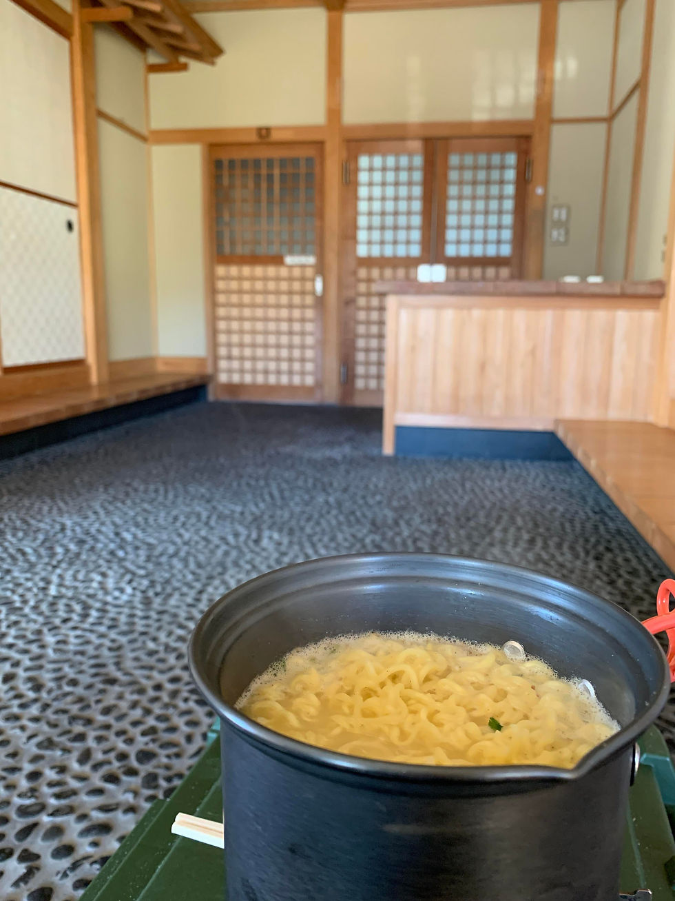 hanare,掃除後ラーメン,美味い