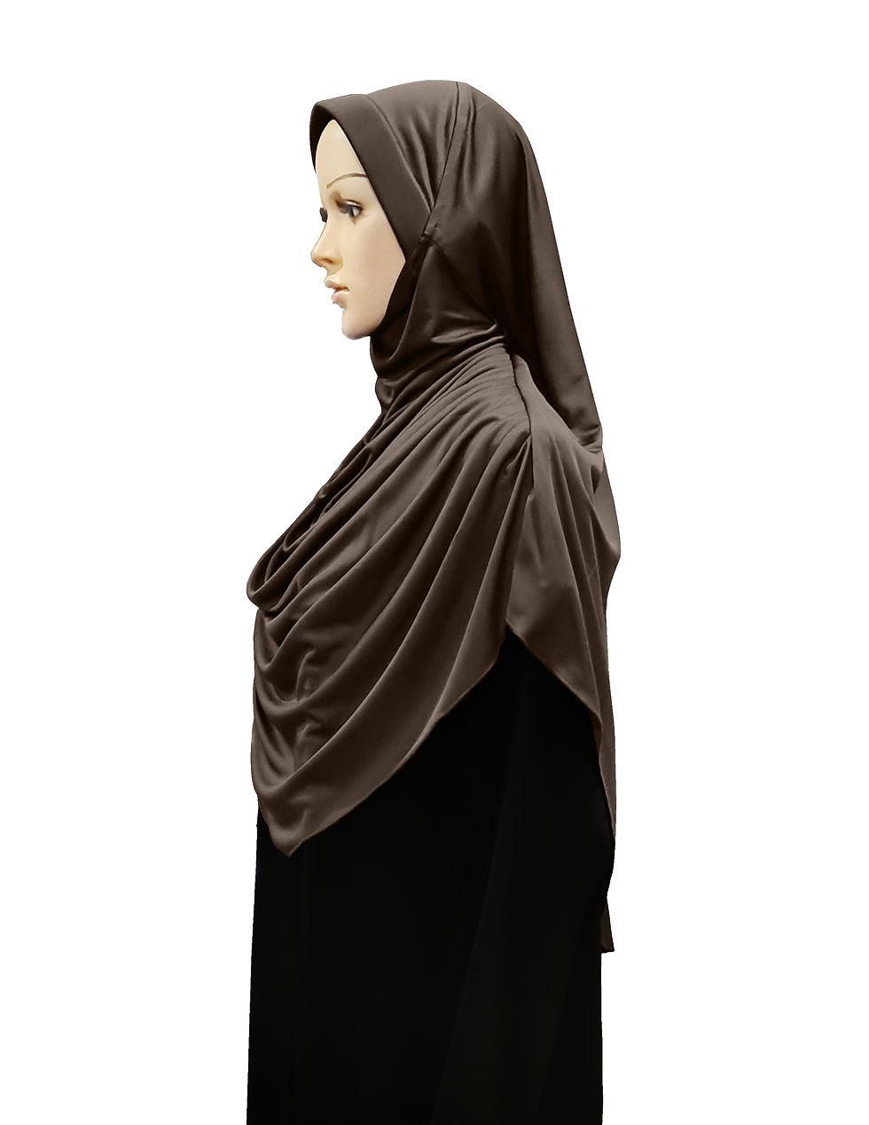 Thumbnail: Modest Women's Fleeted Stylish Feel Good Fabric  FAEEZAH Hijab Formal Grey