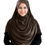 Thumbnail: Modest Women's Fleeted Stylish Feel Good Fabric  FAEEZAH Hijab Formal Grey