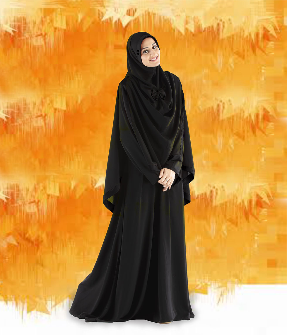 Thumbnail: Modest Women's Stylish Soft Rich Crepe Long Hijab GHANIA KHIMAR