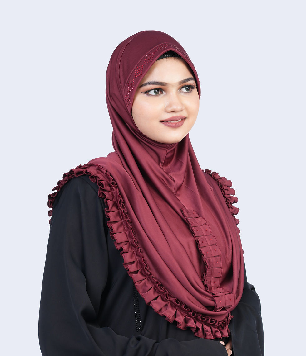 Thumbnail: Mehar Stylish Elegant Look Gushan Hijab