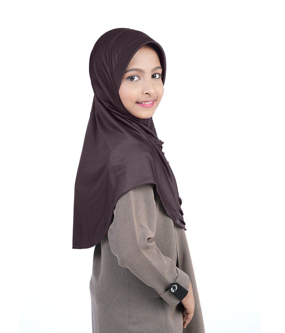 Thumbnail: Mehar Nisa Hijab for Girls Hijabs Modest Wear with Front Pleated Detailing –