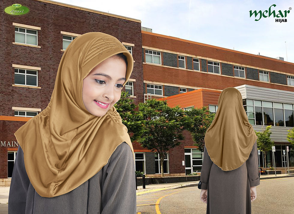 Thumbnail: MEHAR HIJAB'S Kids Scarf Little Heena Girl's Hijab