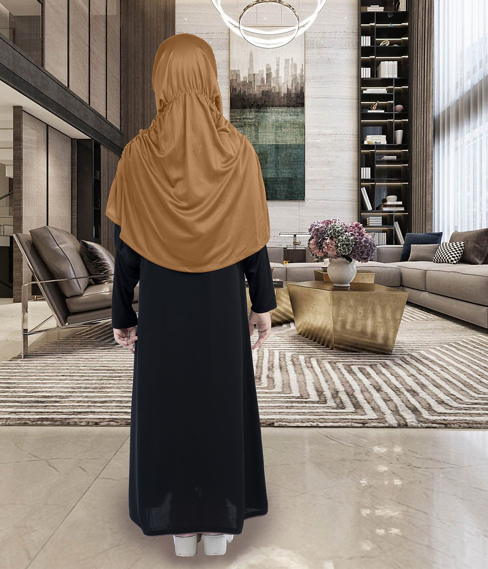 Thumbnail: Mehar Girls Zeenath Hijab Gold