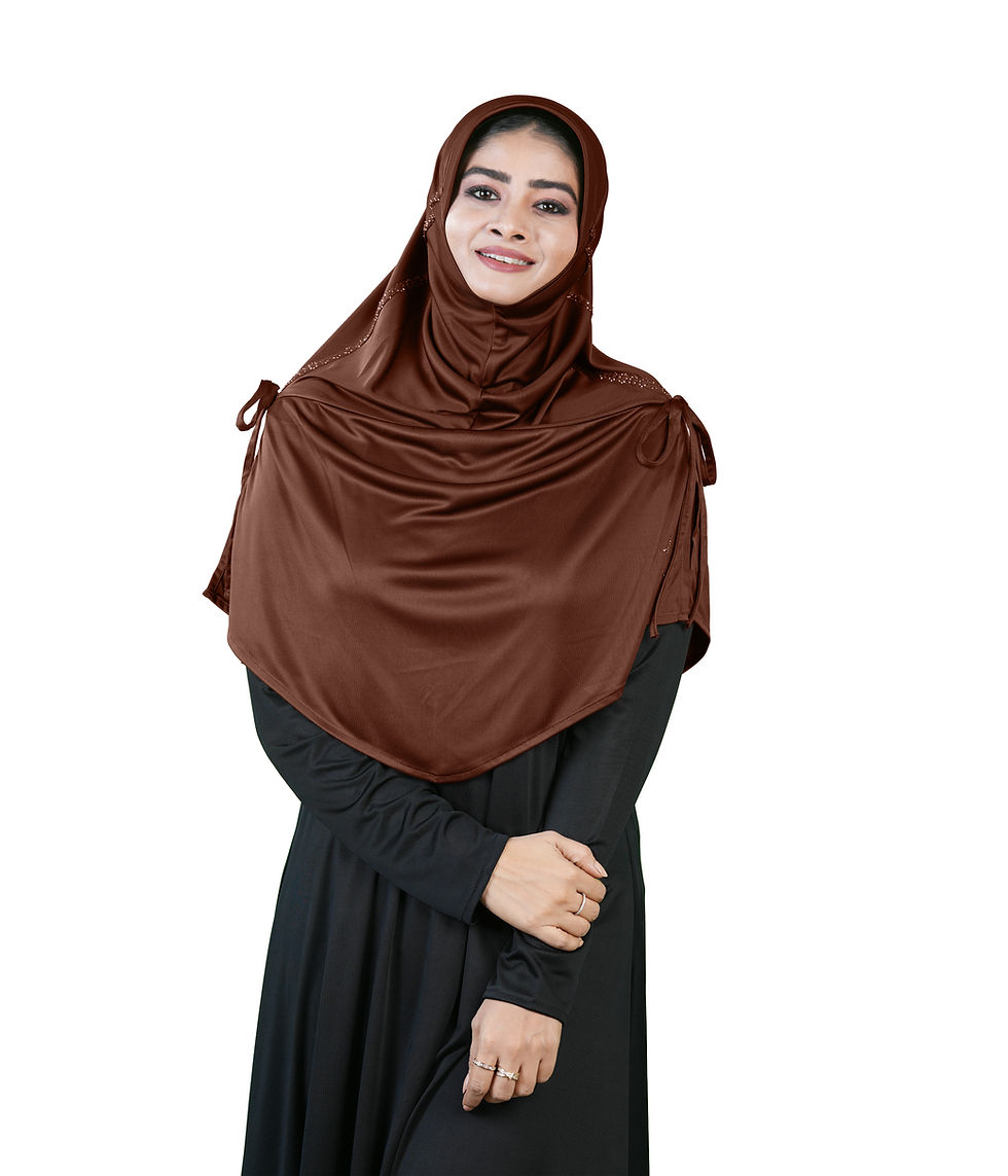 Thumbnail: Rania Hijab for Women – Modest Wear with Full Front & Back Coverage-Face-Framing