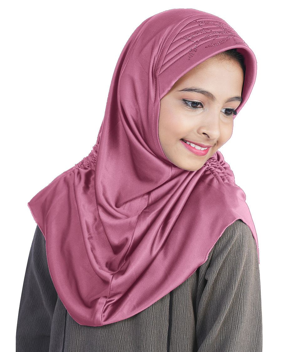Thumbnail: MEHAR HIJAB'S Kids Scarf Little Heena Girl's Hijab