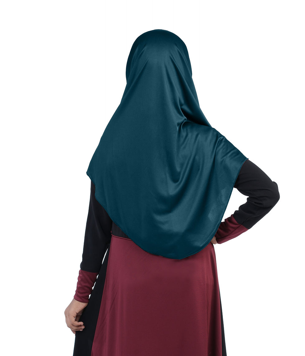 Thumbnail: Mehar Diya Hijab for Girls – Premium Black Ready-to-Wear Islamic Hijab |