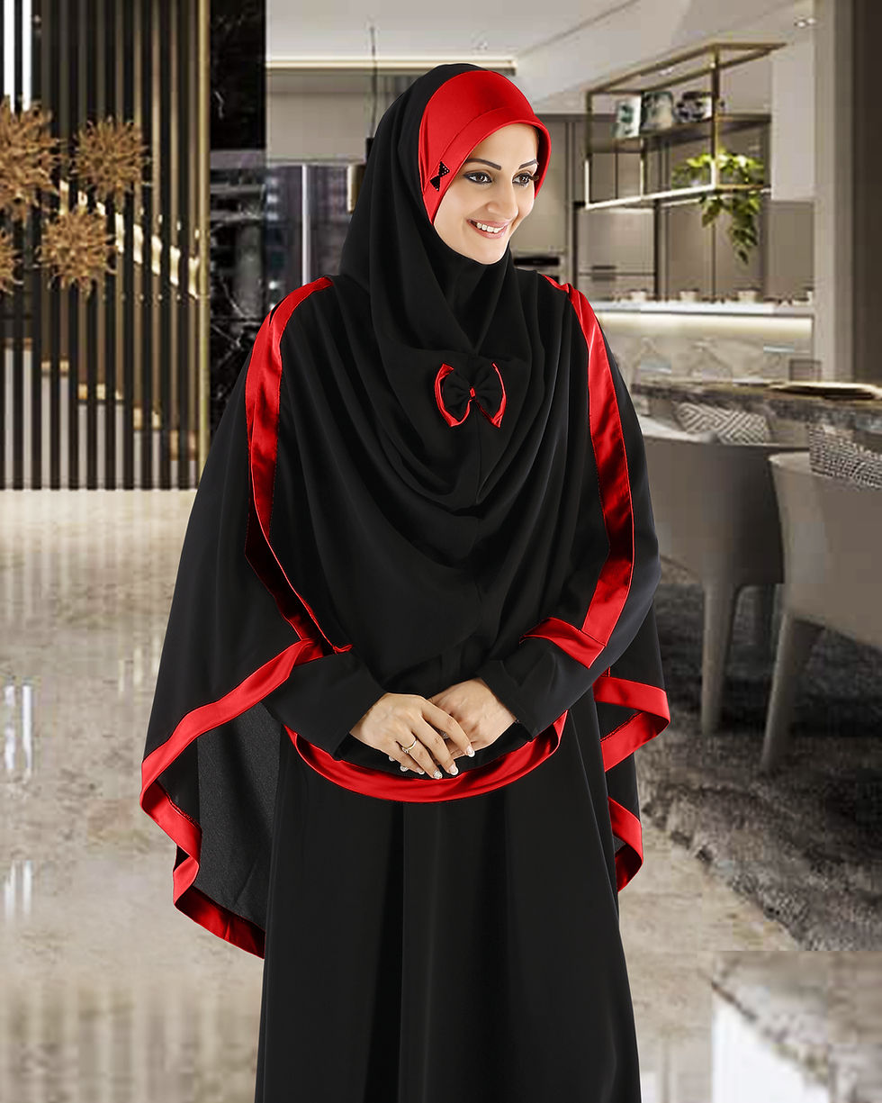 Thumbnail: Modest Women's Stylish Soft Rich Crepe Long Hijab GHANIA KHIMAR