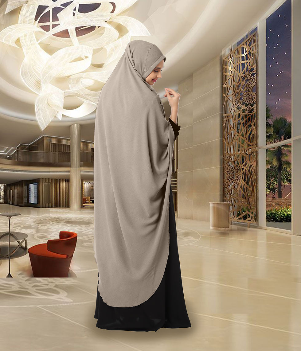 Thumbnail: Modest Women's Stylish Rich Premium Texture fabric Crepe Long Hijab HEERA HAMDA