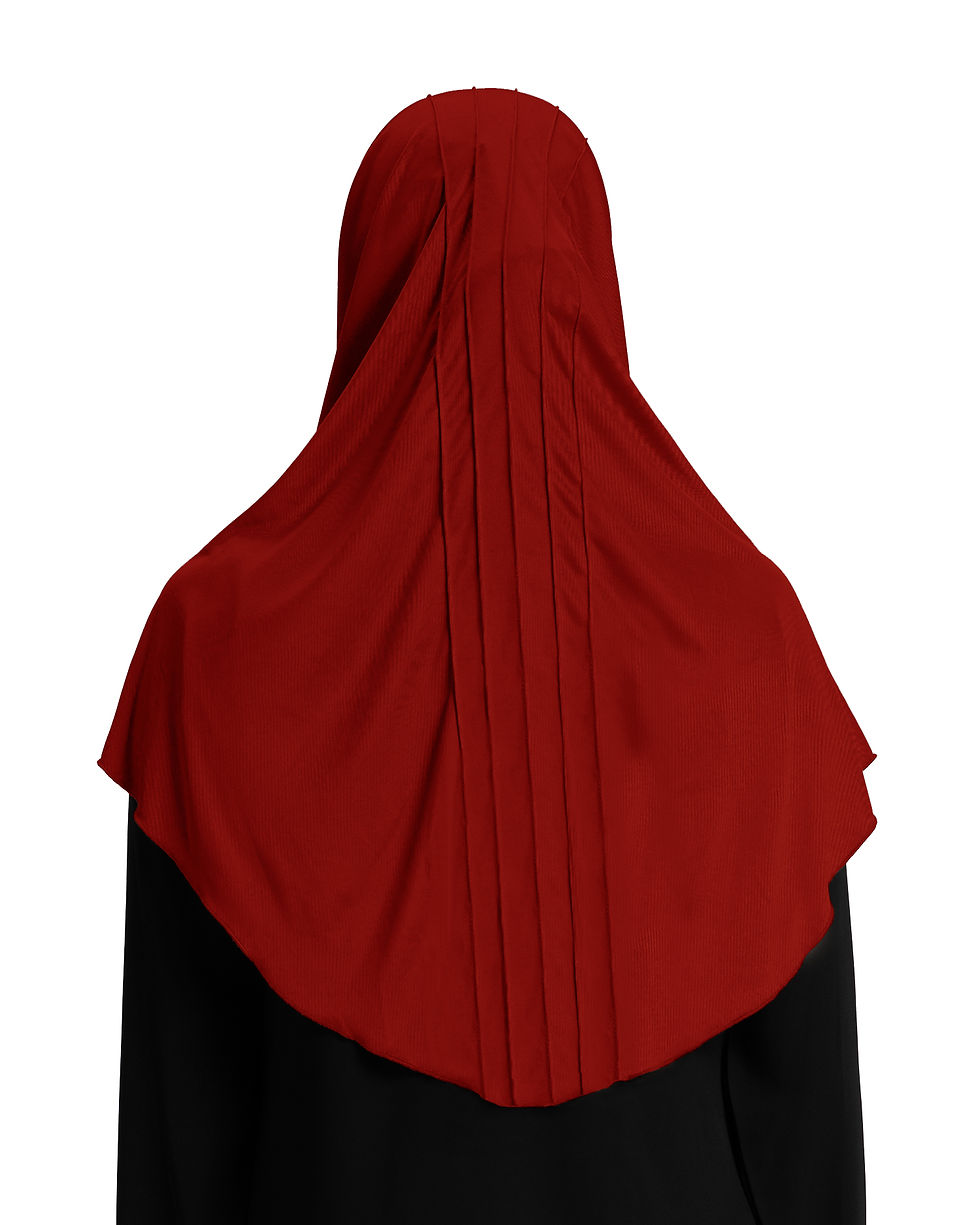 Thumbnail: Modest Fashion Women's Soft feel good Fabric Manal Hijab Red