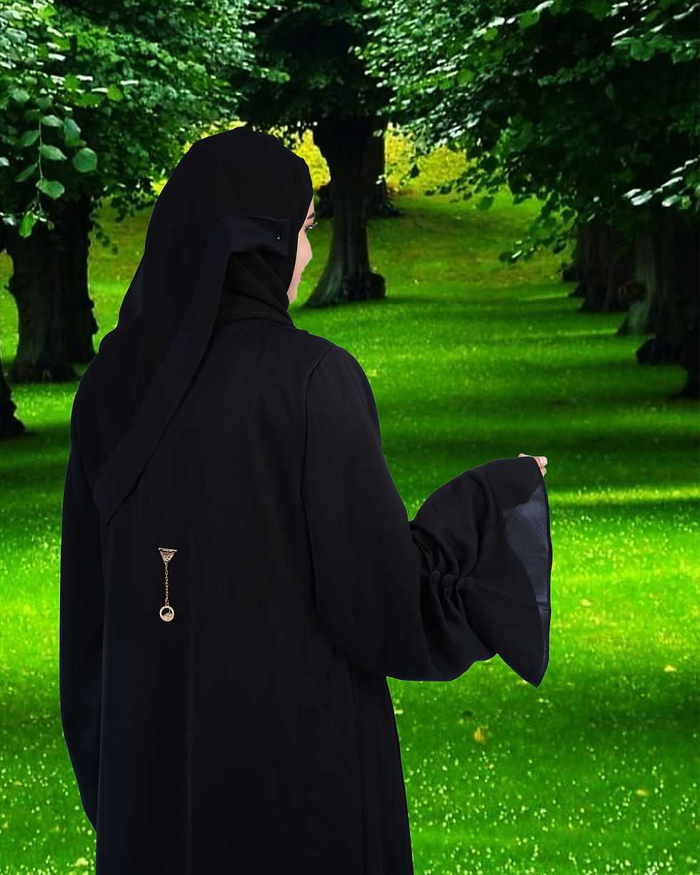 Thumbnail: Mehar Hijab Modestly Stylish Look Classy and elegant Shareen Premium Abaya