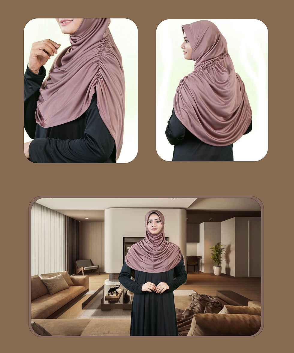 Thumbnail: Mehar Modest Elegant Look Zeenath Hijab