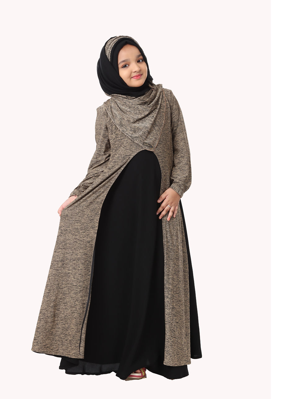 Thumbnail: Mehar Little Girl's Zara Abaya