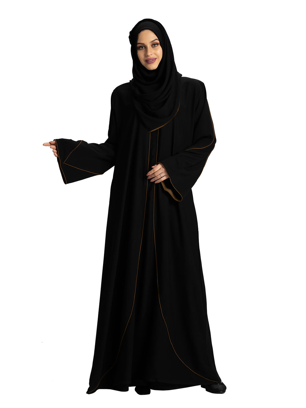 Thumbnail: Mehar Women's Stylish Designer Aain Abaya