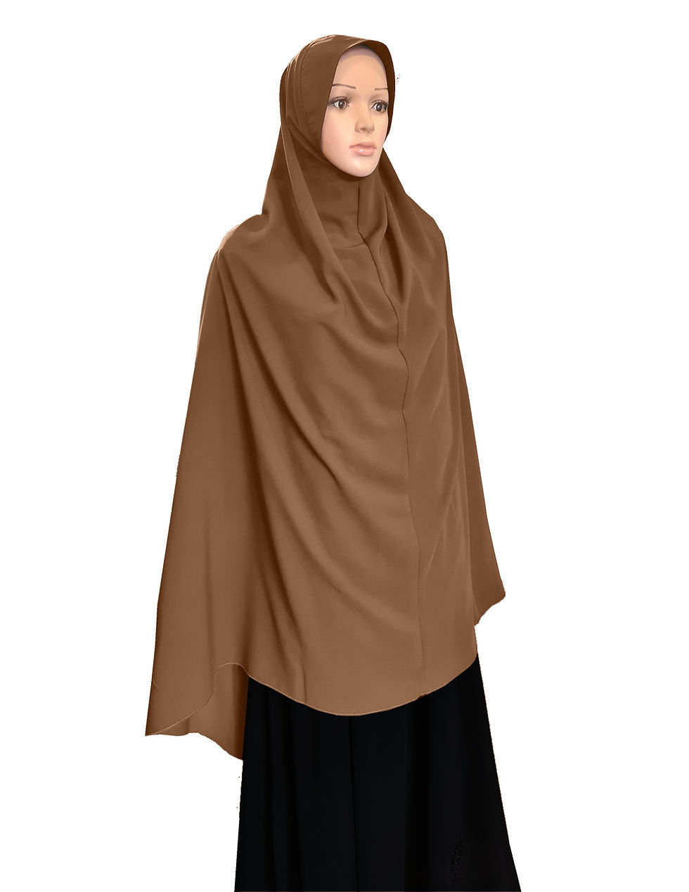 Thumbnail: Modest Women's Stylish Soft Crepe FATHIMA Round C Cap Salafi Hijab