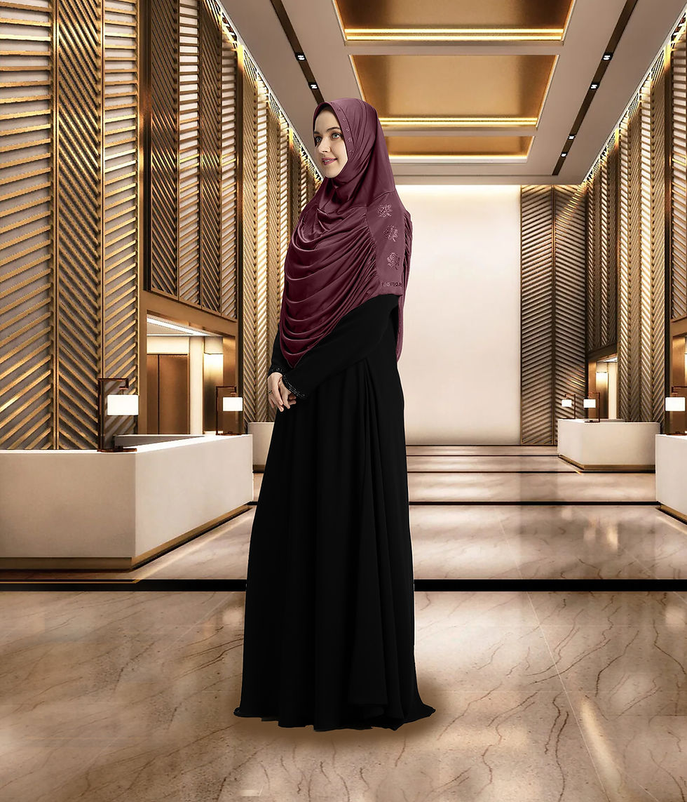 Thumbnail: Modest Fashion Women's Soft feel good Fabric Aasimah Hijab