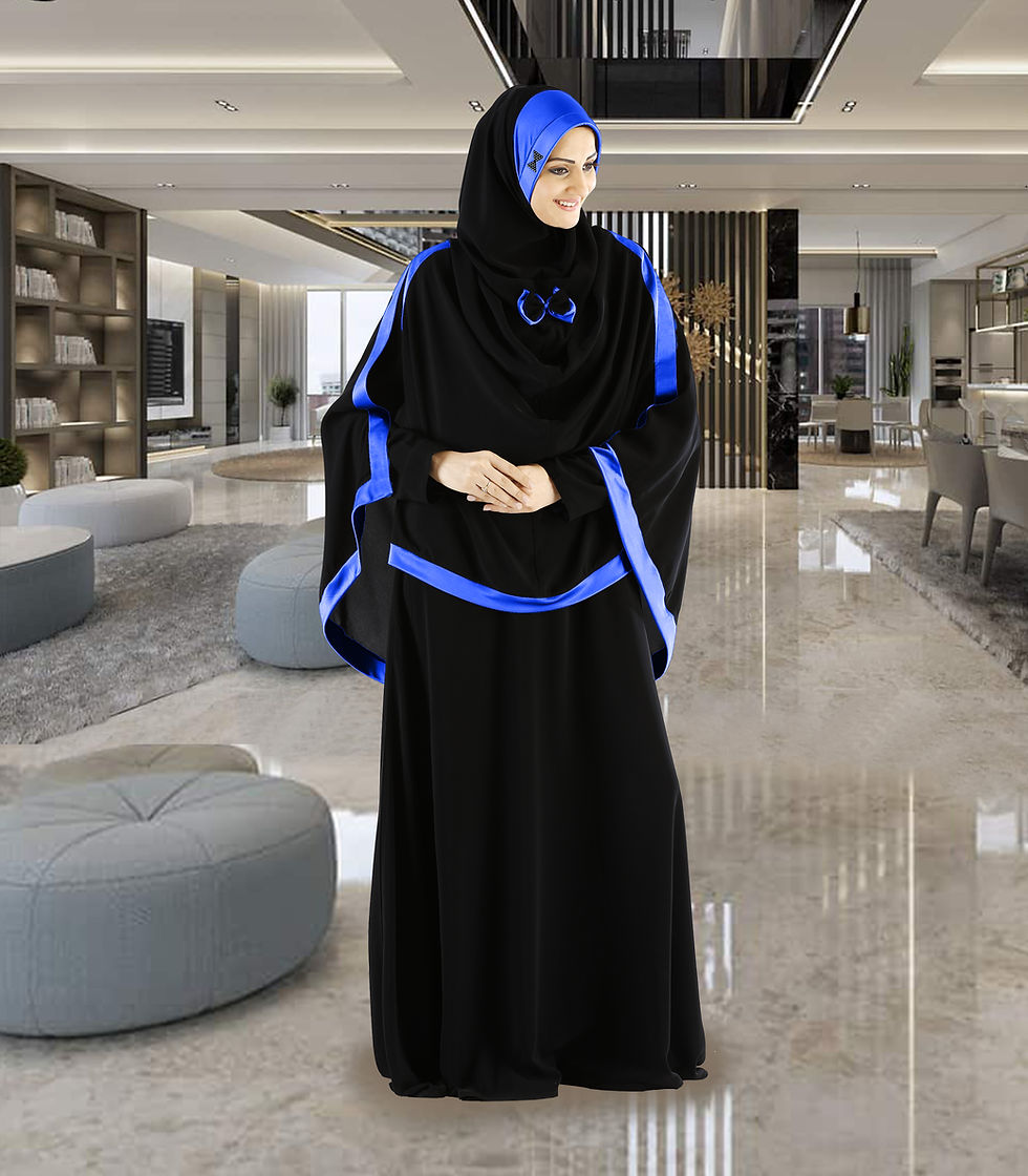 Thumbnail: Modest Women's Stylish Soft Rich Crepe Long Hijab GHANIA KHIMAR