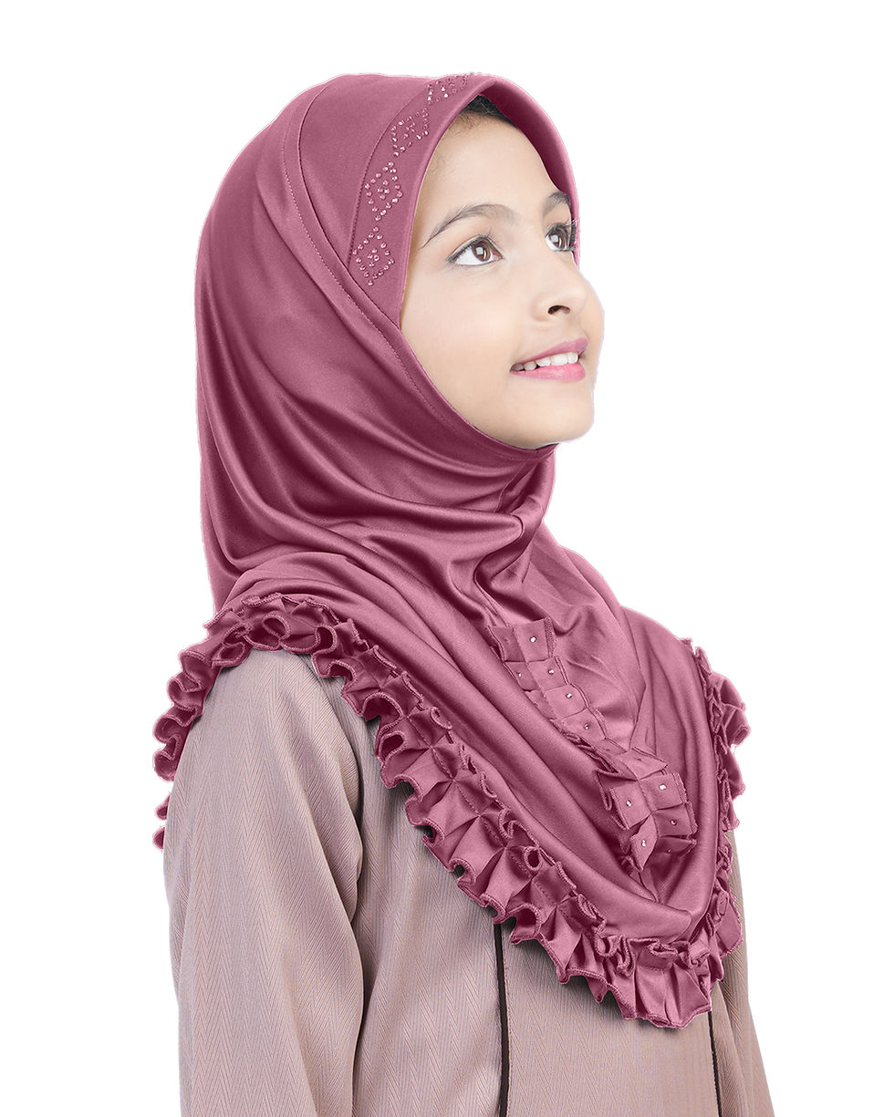 Thumbnail: MEHAR HIJAB'S Kids Scarf Little Gushan Girl's Hijab