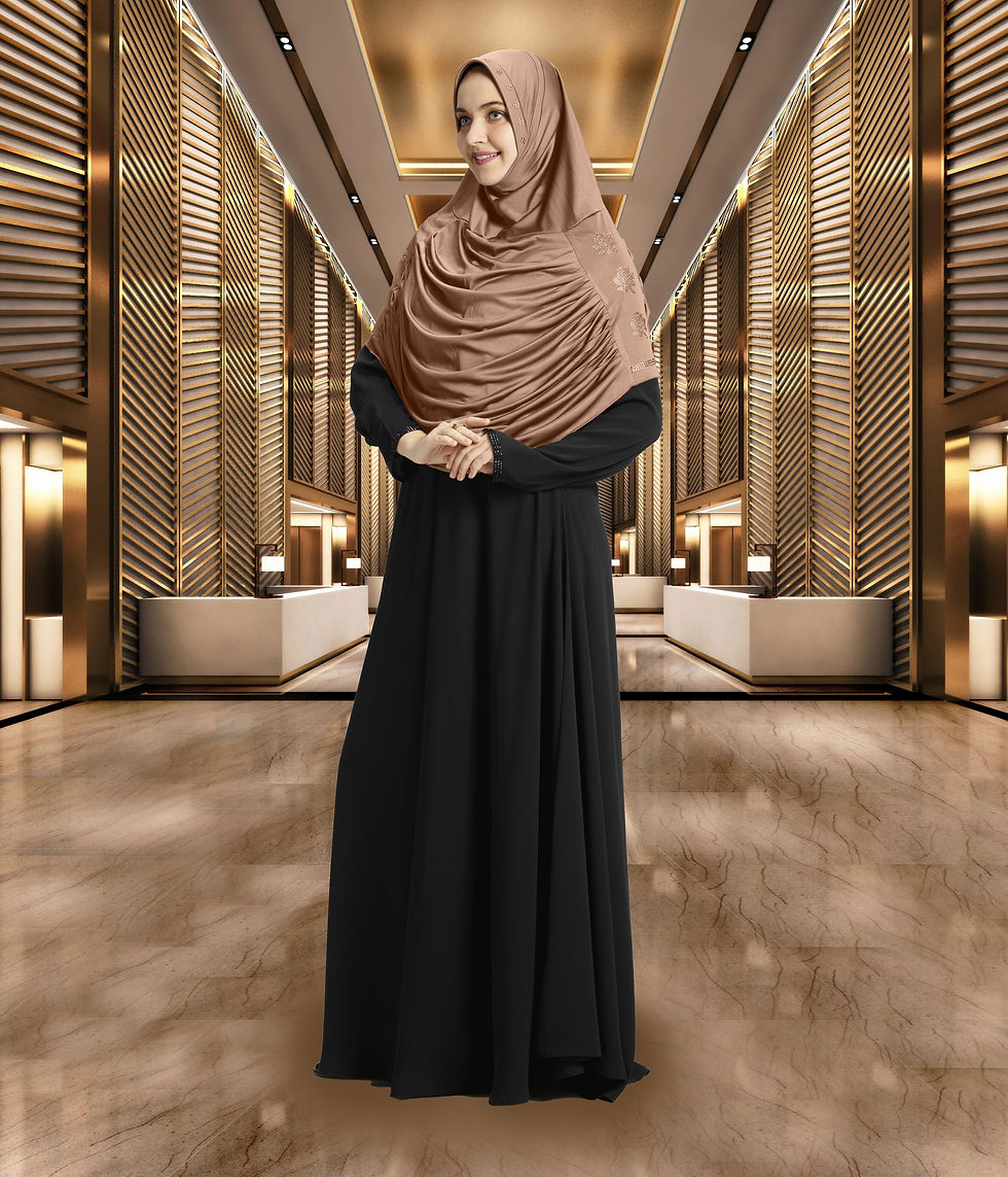 Thumbnail: Modest Fashion Women's Soft feel good Fabric Aasimah Hijab